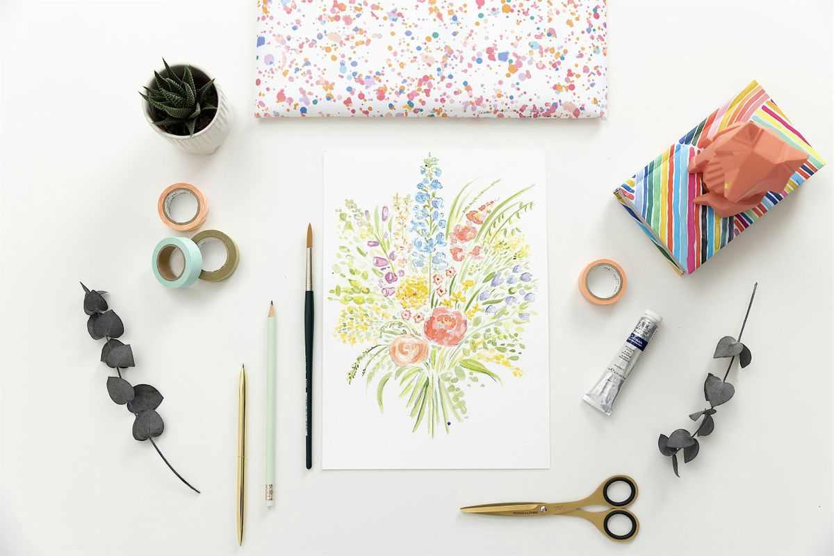 Paint Spring Florals in a Loose and Expressive Style