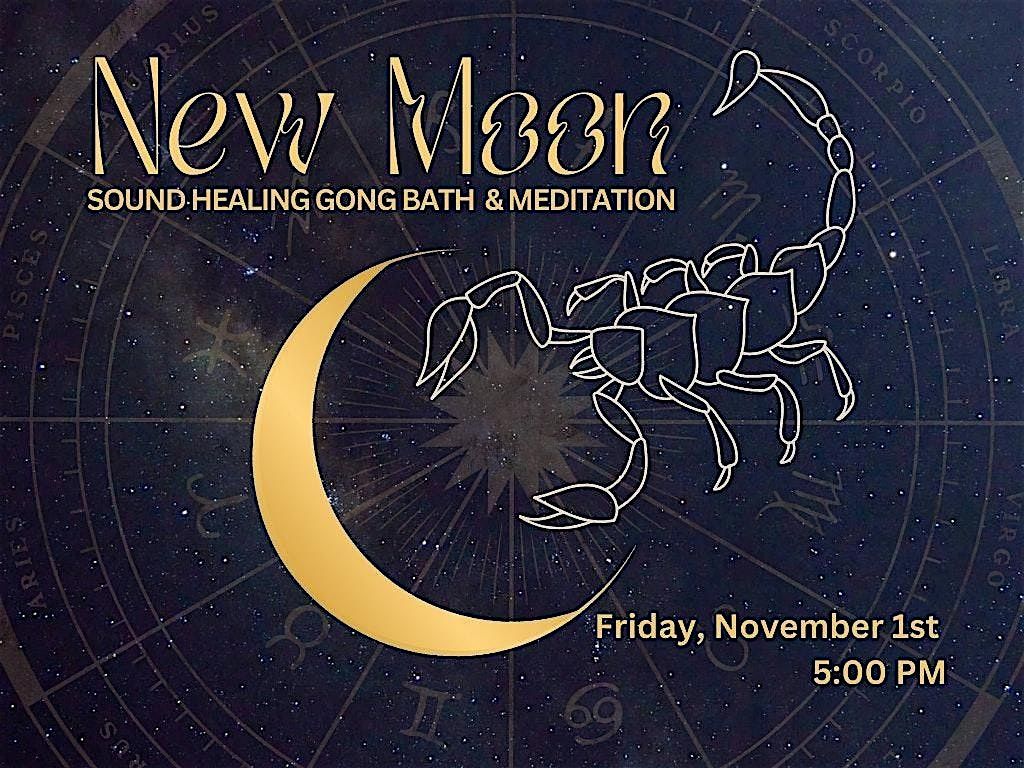 New Moon Gong Bath & Meditation