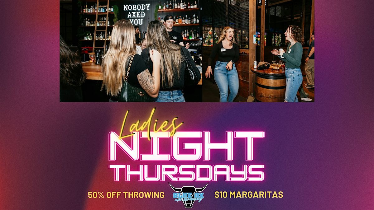Discount Days **THURSDAY**  Ladies Night: 1\/2 Off Play!