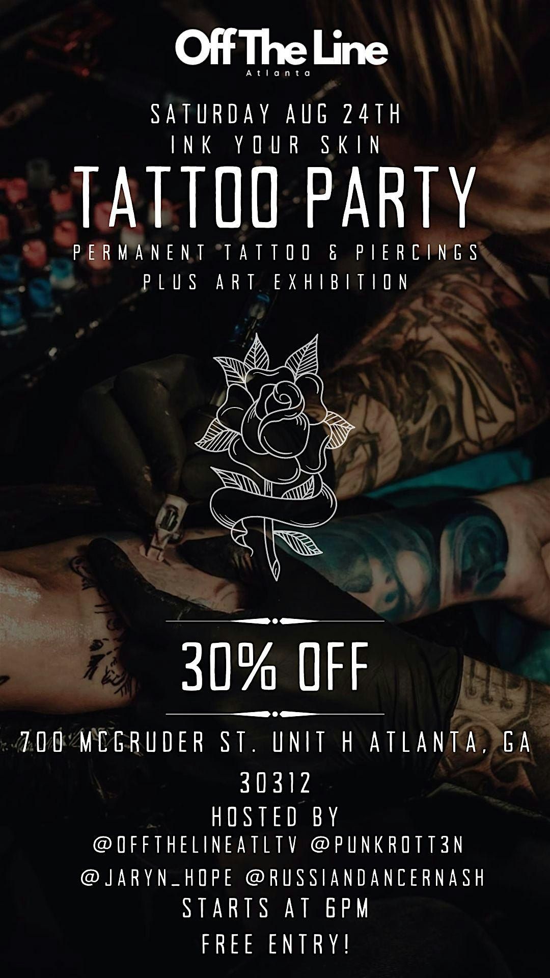 OTL Atlanta Tattoo Party & Art Exhibition on the Atlanta Beltline