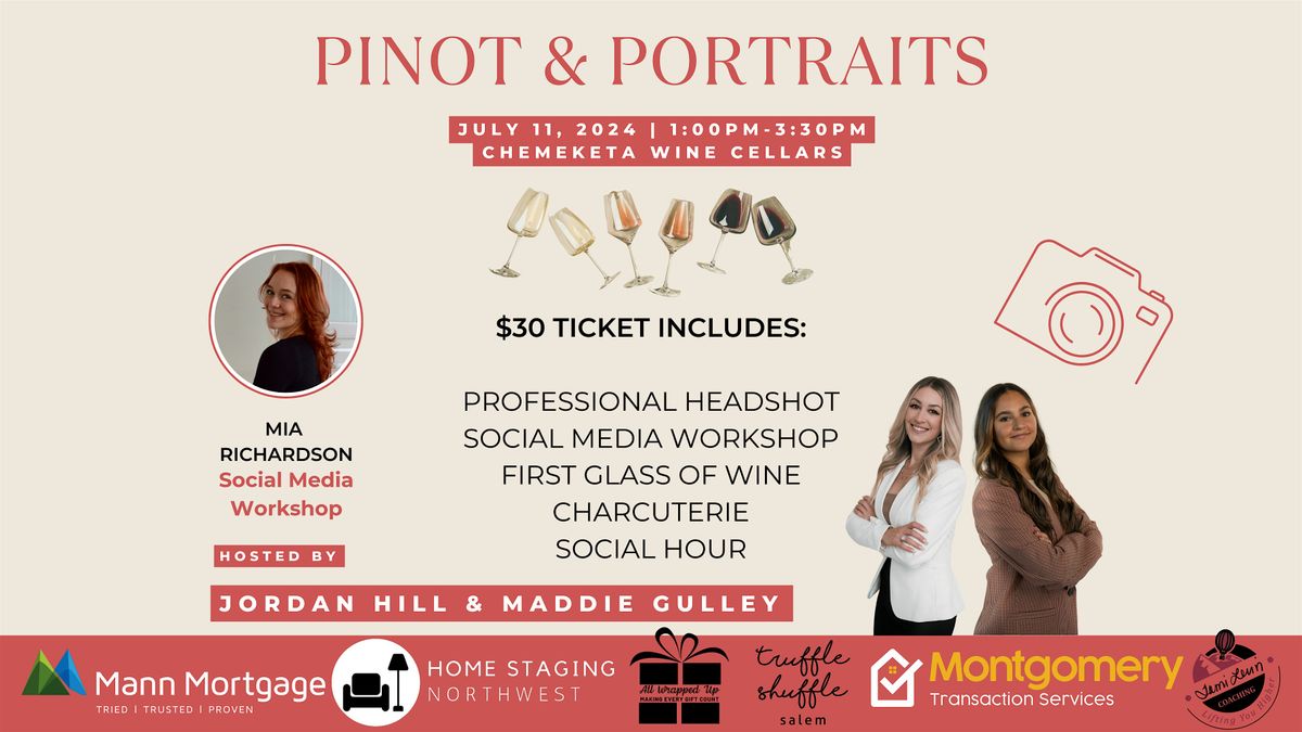 Pinot & Portraits (For Real Estate Agents)