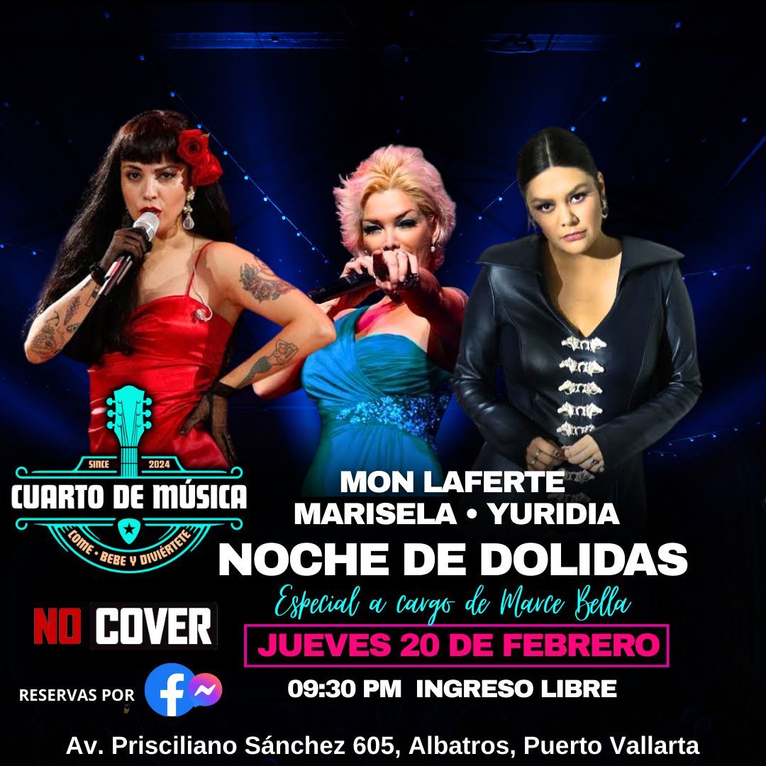 \ud83c\udf99Evento Especial \u2b50\ufe0fNoche de Dolidas\ud83d\udc94