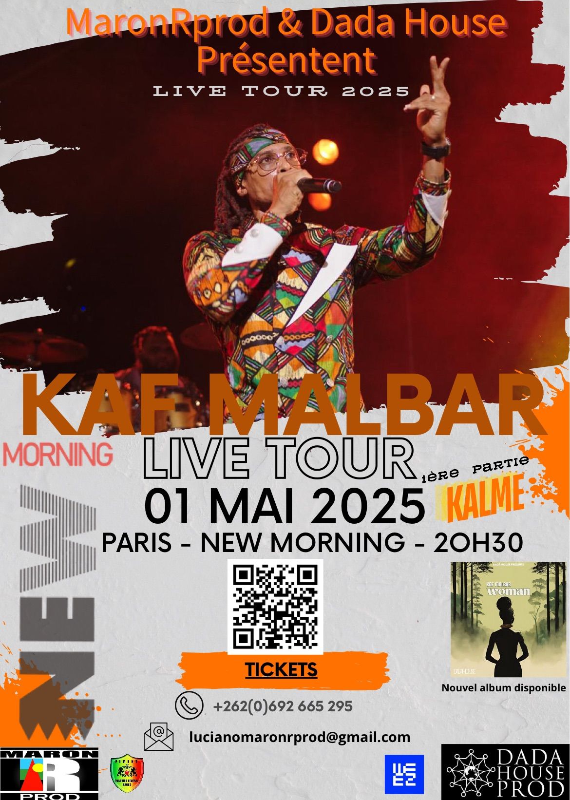 Kaf Malbar au New Morning - Paris 