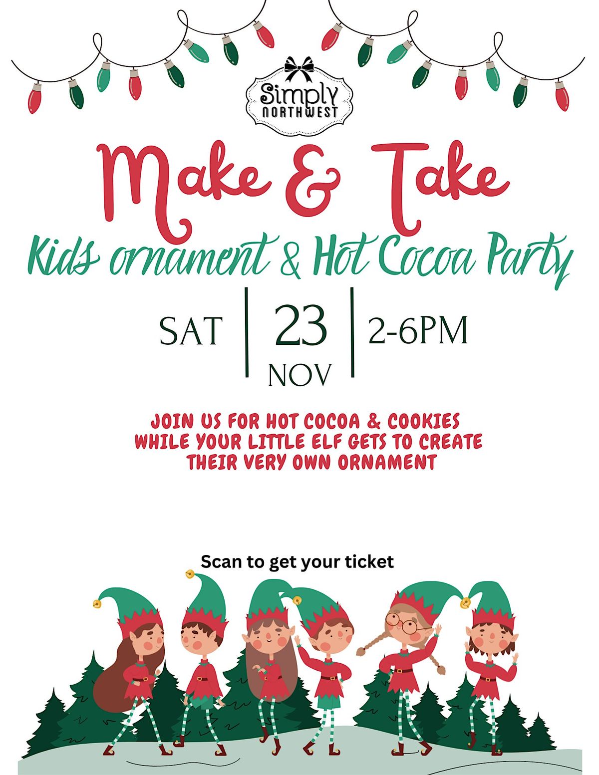 Make & Take Kids Ornament and Hot Cocoa Party