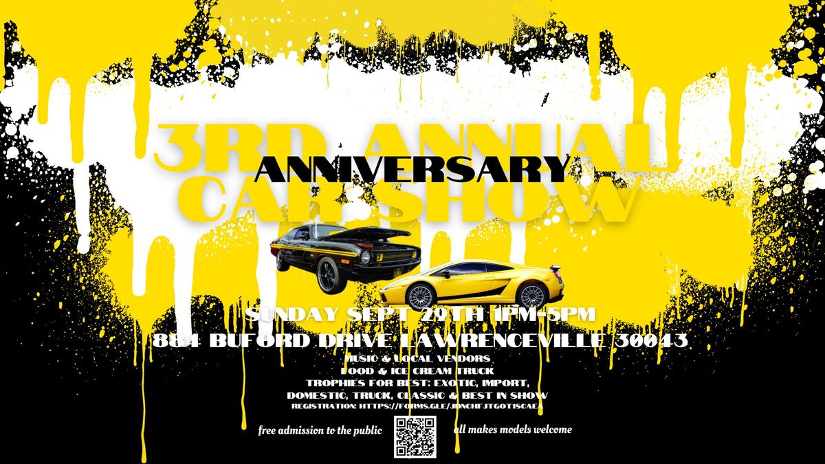 3rd Annual Tint World Lawrenceville CAR SHOW