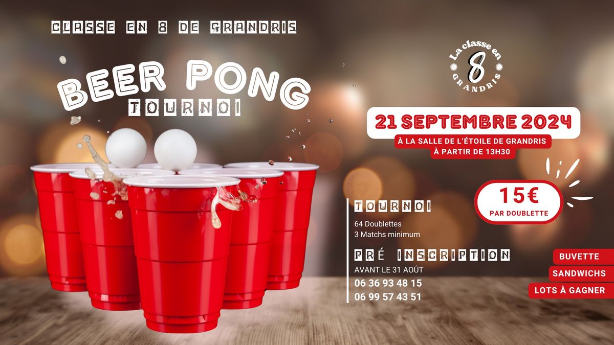 Tournoi de Beer Pong \ud83c\udf7a 