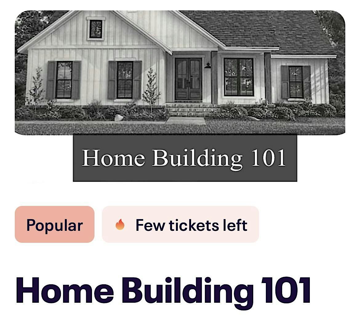 Home Building 101