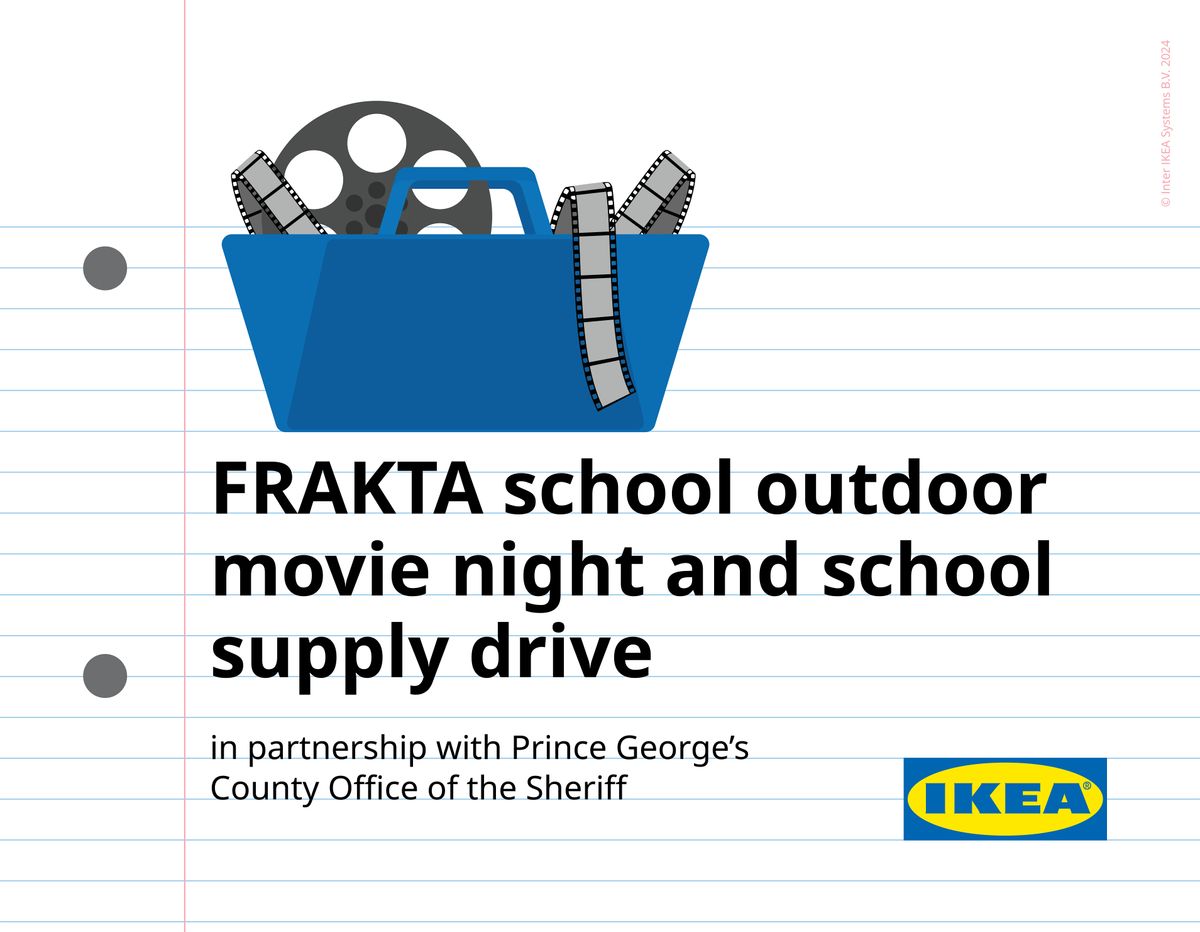 FRAKTA School Outdoor Movie Night and School Supply Drive