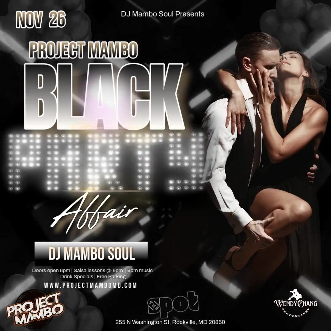 Project Mambo Black Party Affair