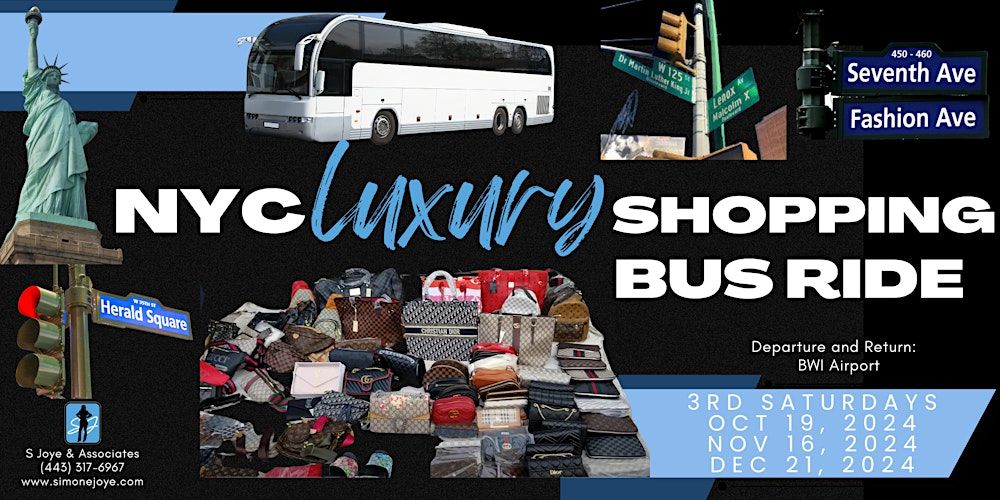 NYC Luxury Shopping Trip from Maryland