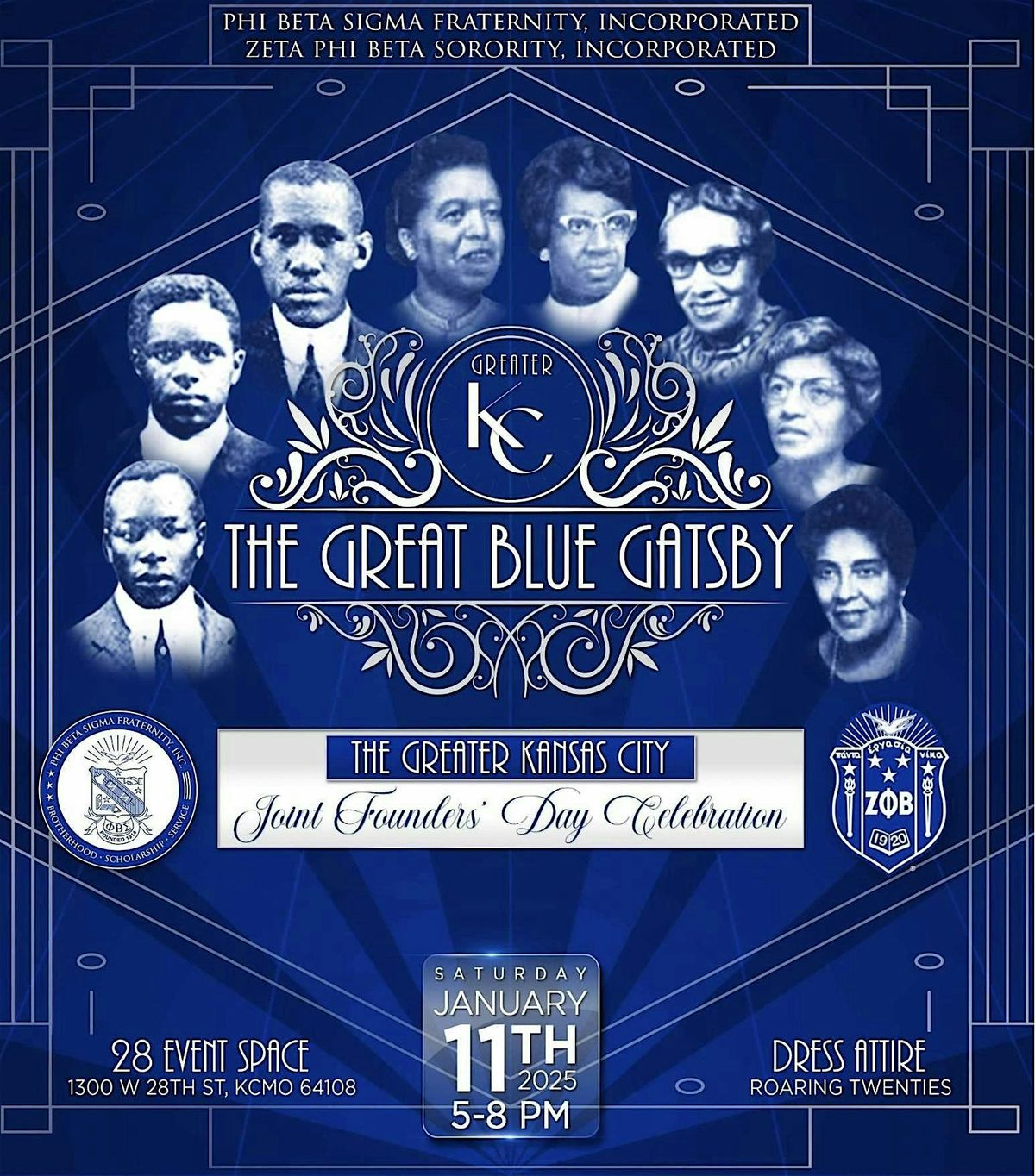 The Great Blue Gatsby Joint Founder\u2019s Day Event