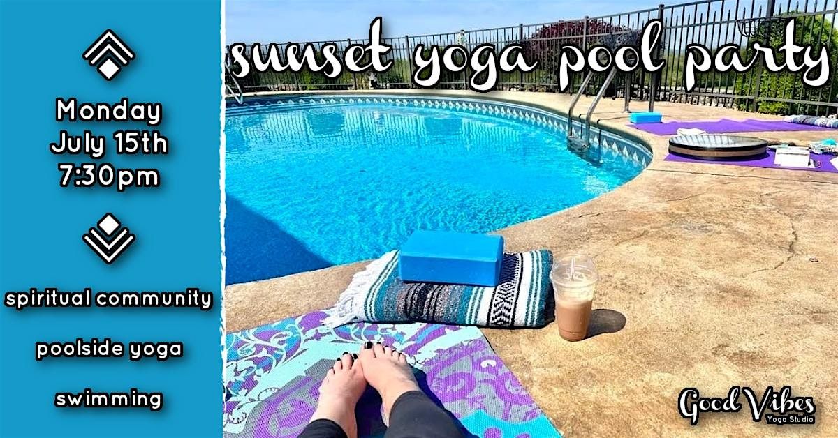 Sunset Yoga Pool Party