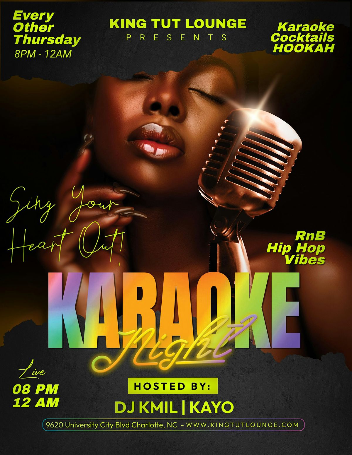 Karaoke Thursdays (Cloud Puffing, Cocktails and Good Vibes!!)