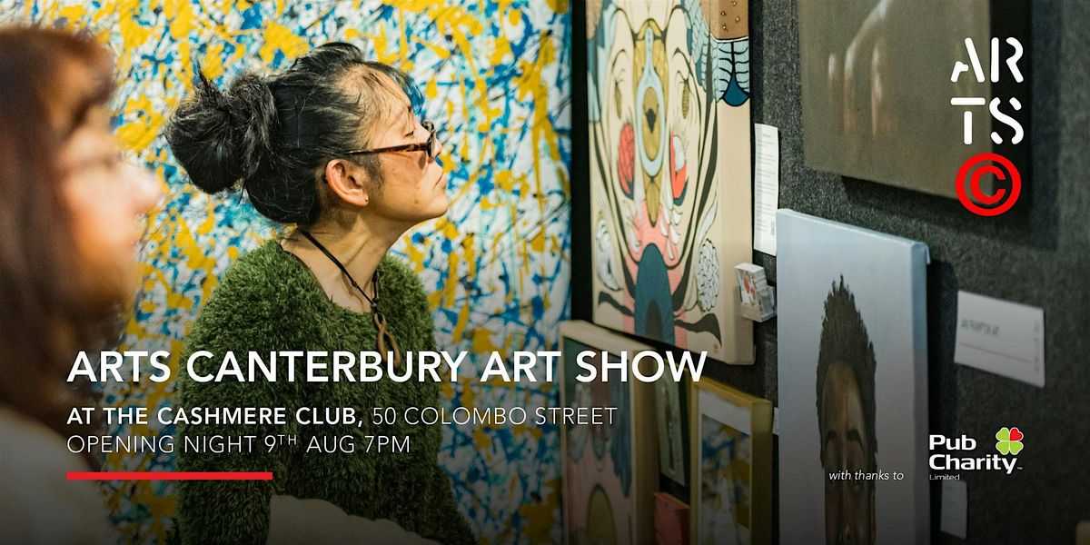 Opening night of the 2024 Arts Canterbury Art Show at The Cashmere Club