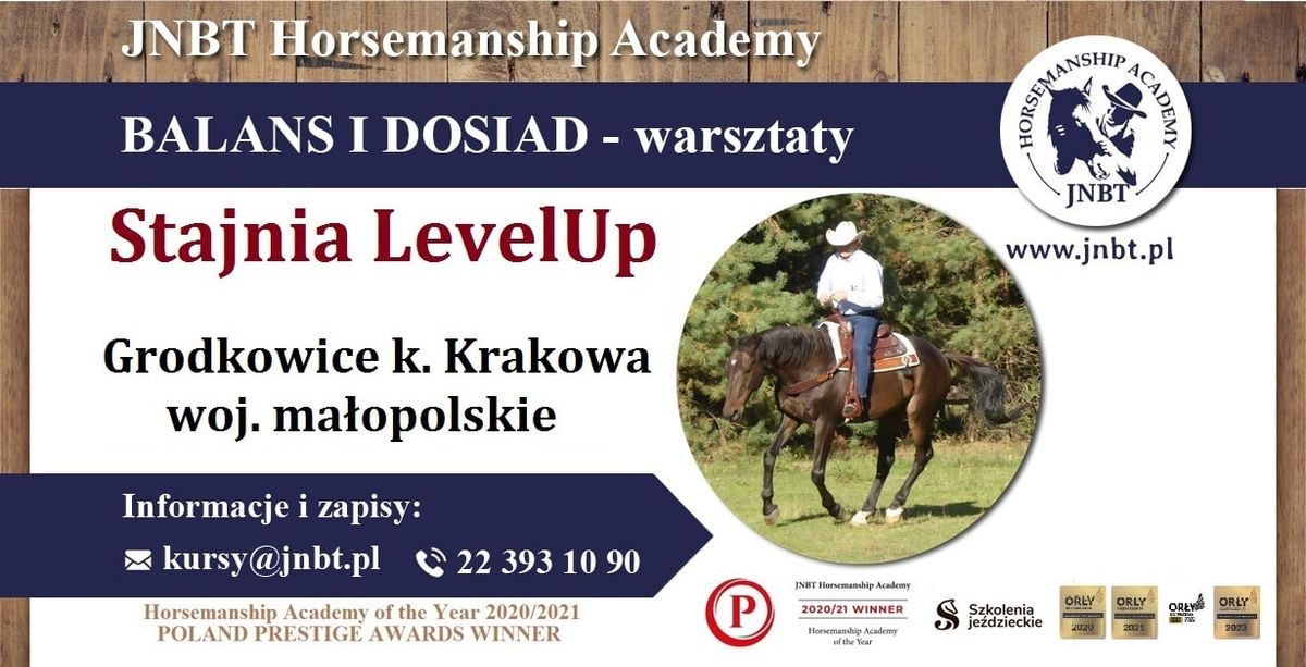 Warsztaty "Balans i dosiad" JNBT Horsemanship Academy