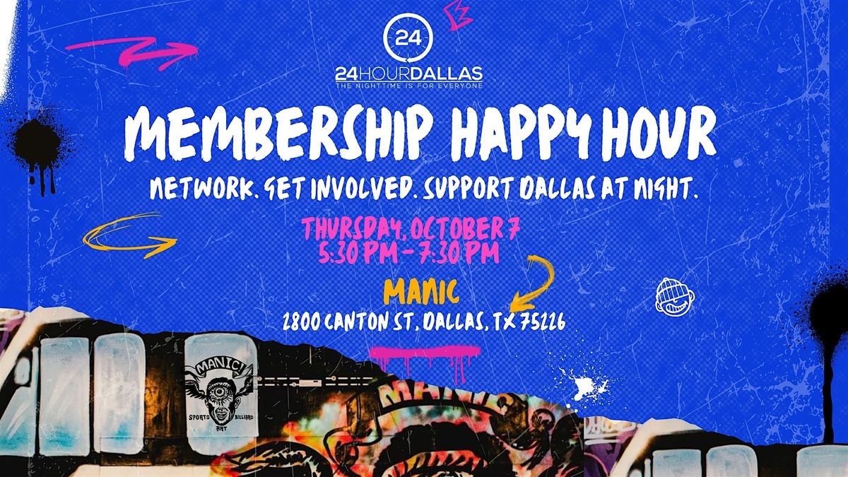 24HourDallas Membership Happy Hour