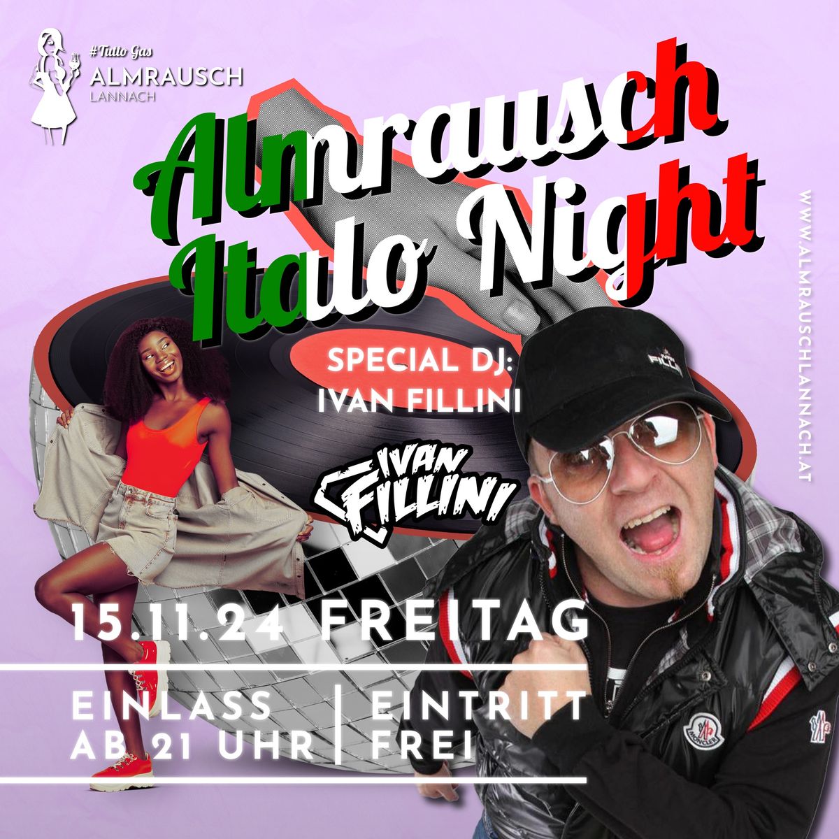 The number one - ALMRAUSCH ITALO NIGHT \u2014 DJ IVAN FILLINI gibt sich die Ehre