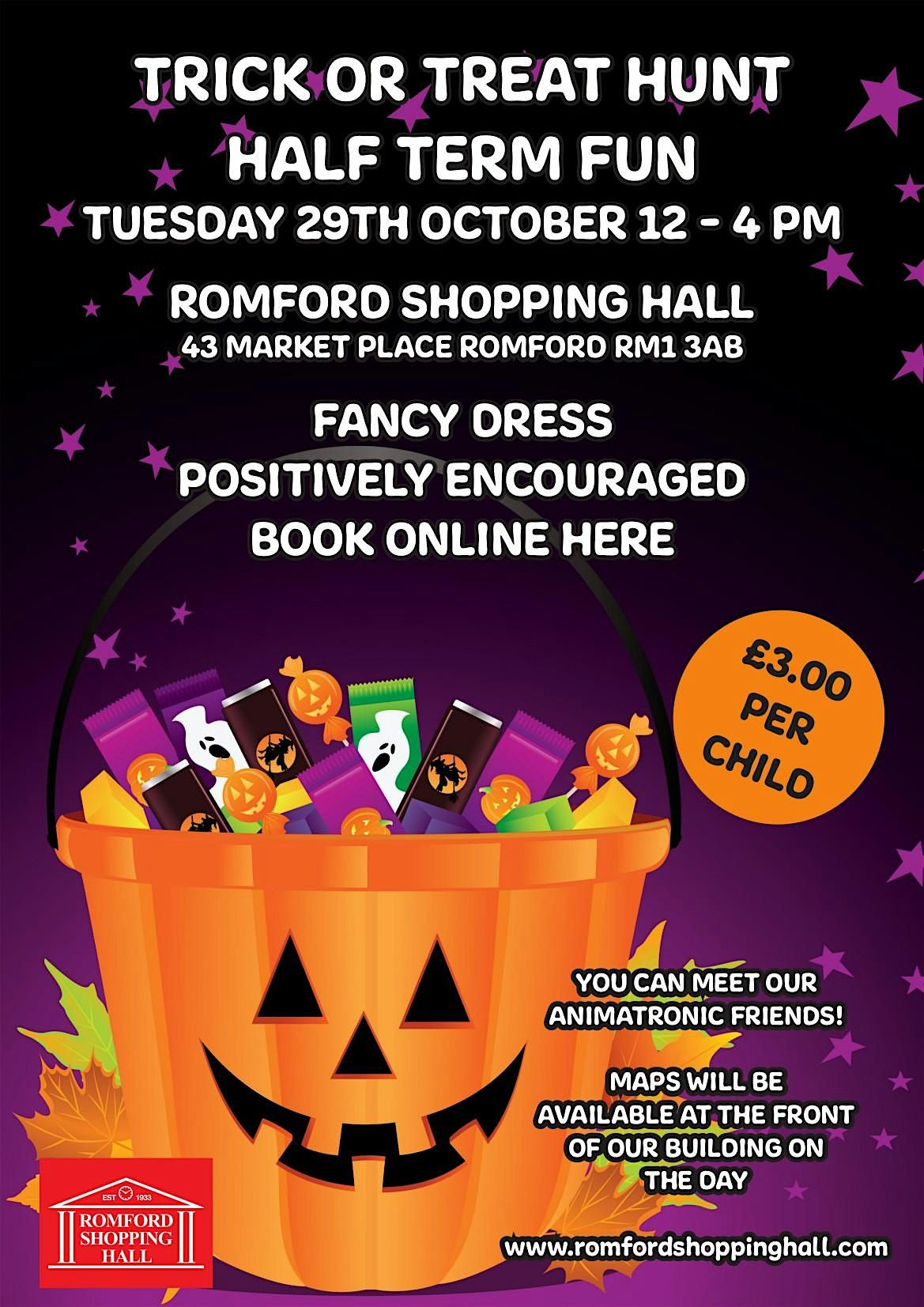 Half term fun Halloween Trick or Treat hunt