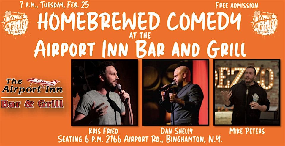 Homebrewed Comedy at the Airport Inn Bar and Grill