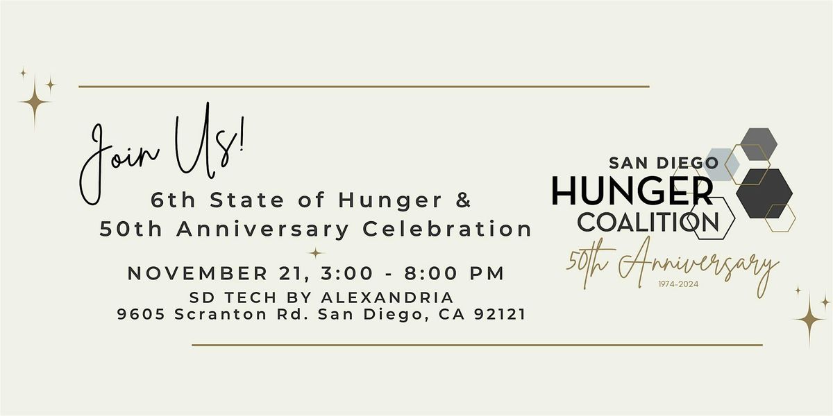 San Diego Hunger Coalition 50th Anniversary Event