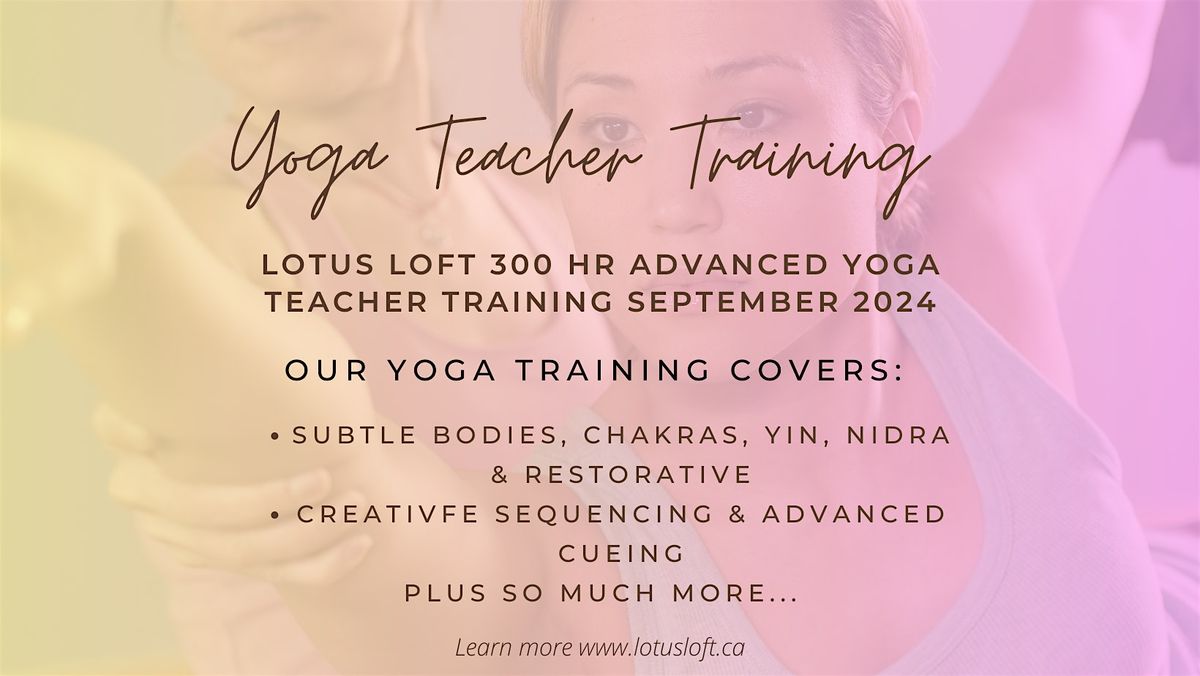 Advanced Yoga Teacher Training I 300 Hour