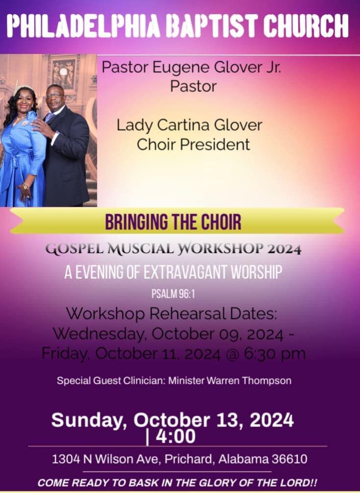 Bring The Choir Back Gospel Music Workshop 2024