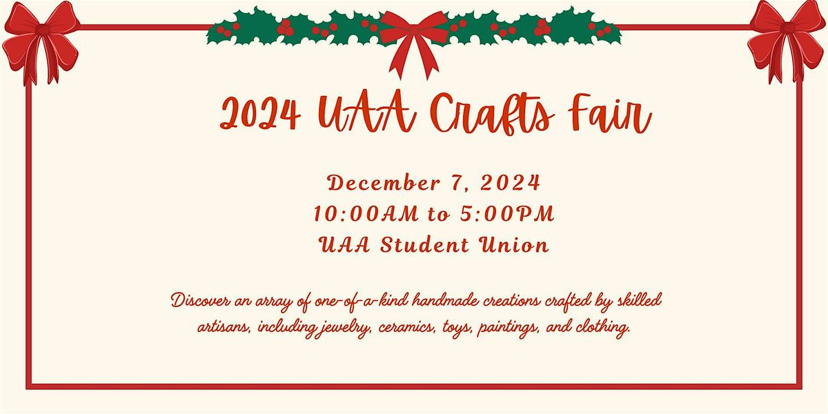 2024 UAA Crafts Fair