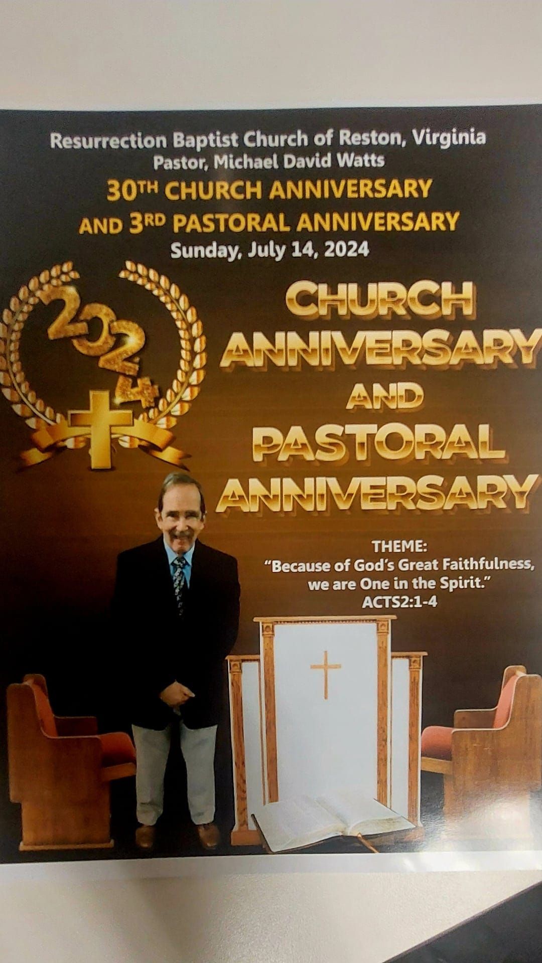 30th RBC and 3rd Pastoral Anniversary 
