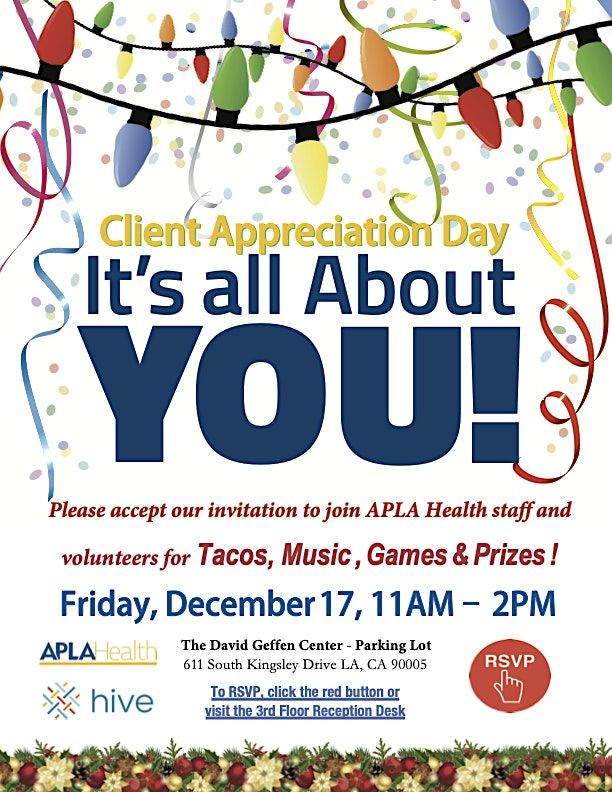 APLA Health Client Appreciation Event