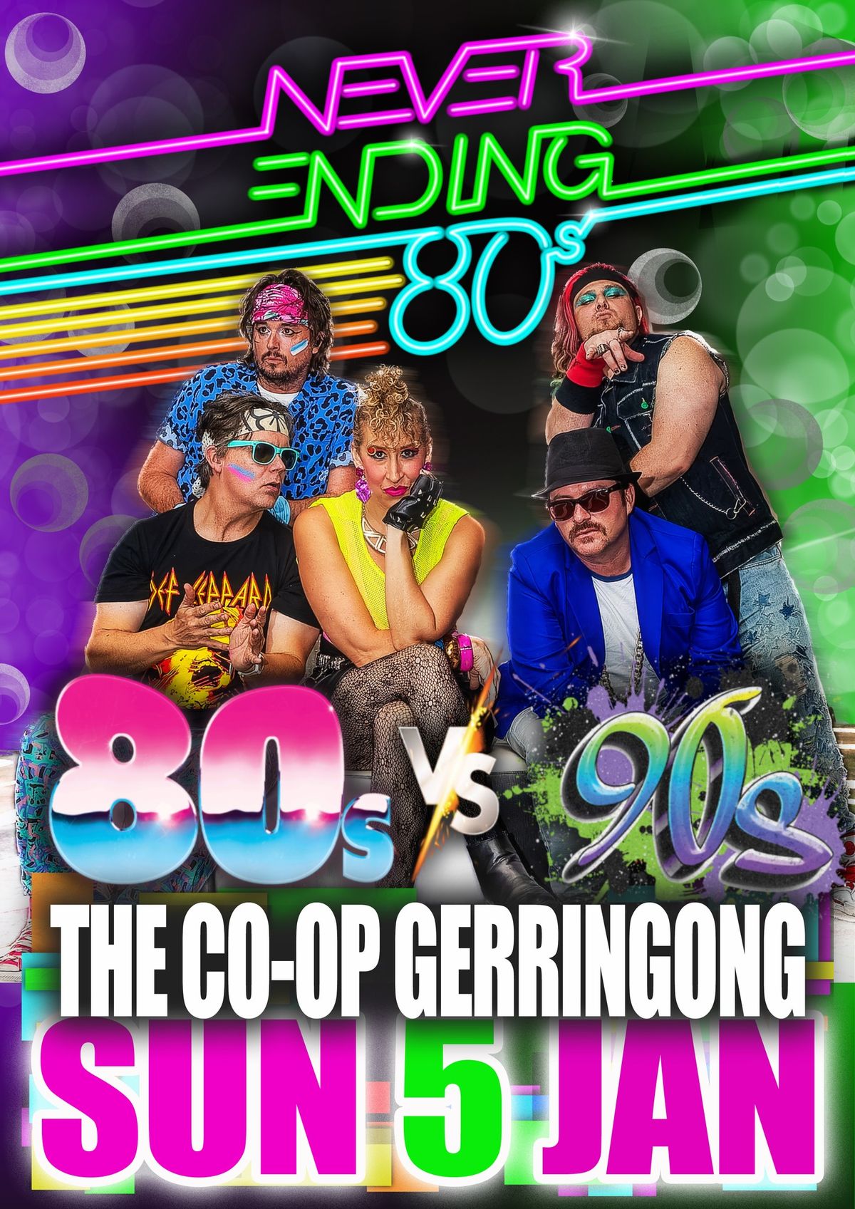 Never Ending 80s vs 90s - The Co-Op Gerringong - Sunday Summer Party