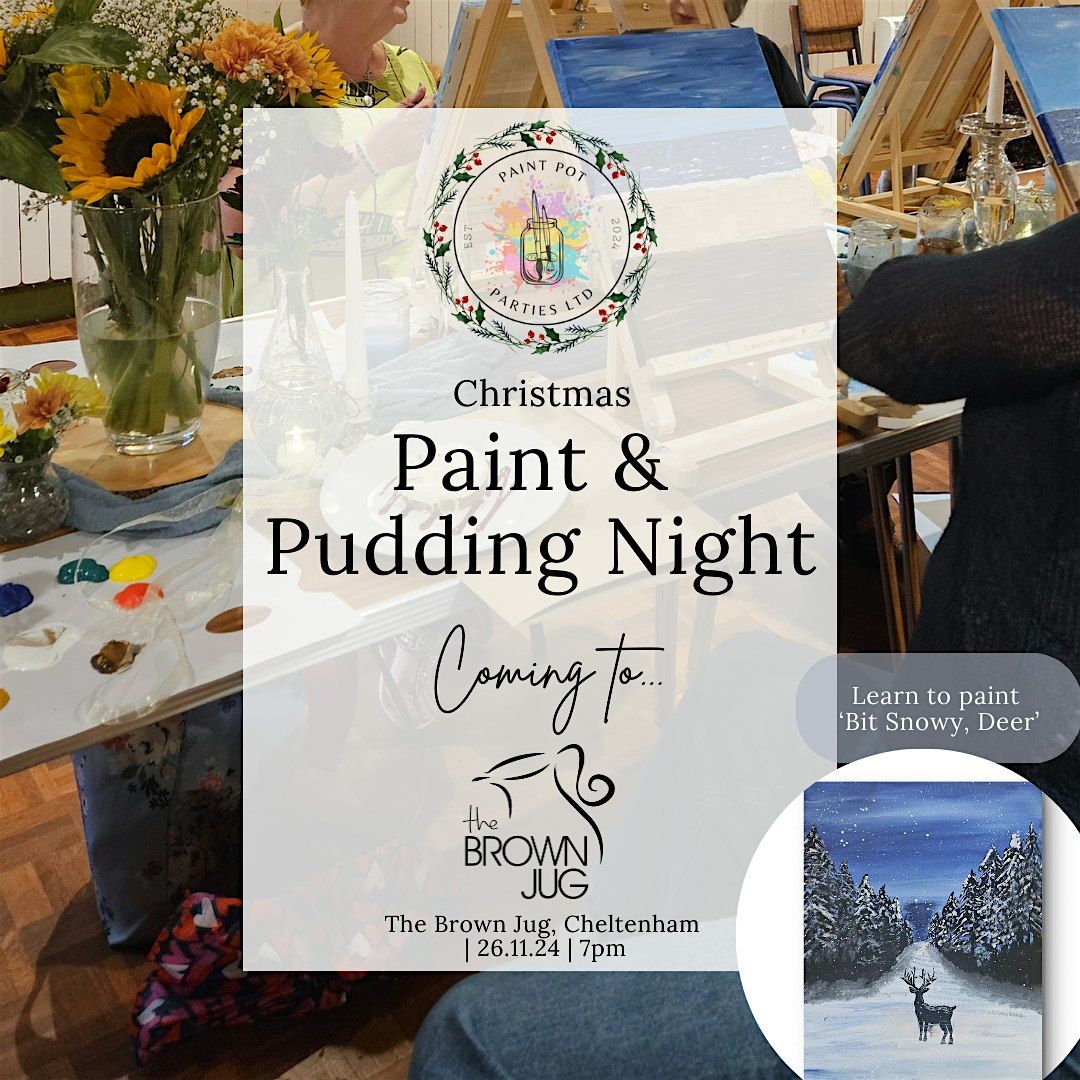 Christmas Paint & Pudding Night (Brown Jug)