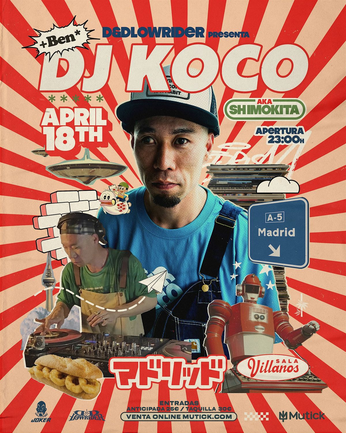 DJ Koco aka Shimokita, Madrid