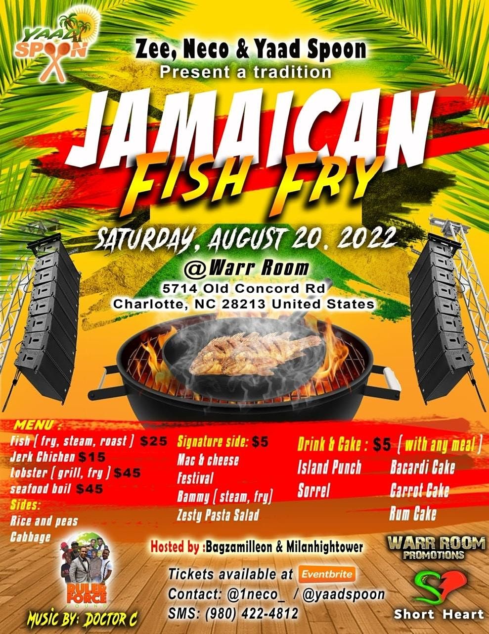 Jamaican fish fry
