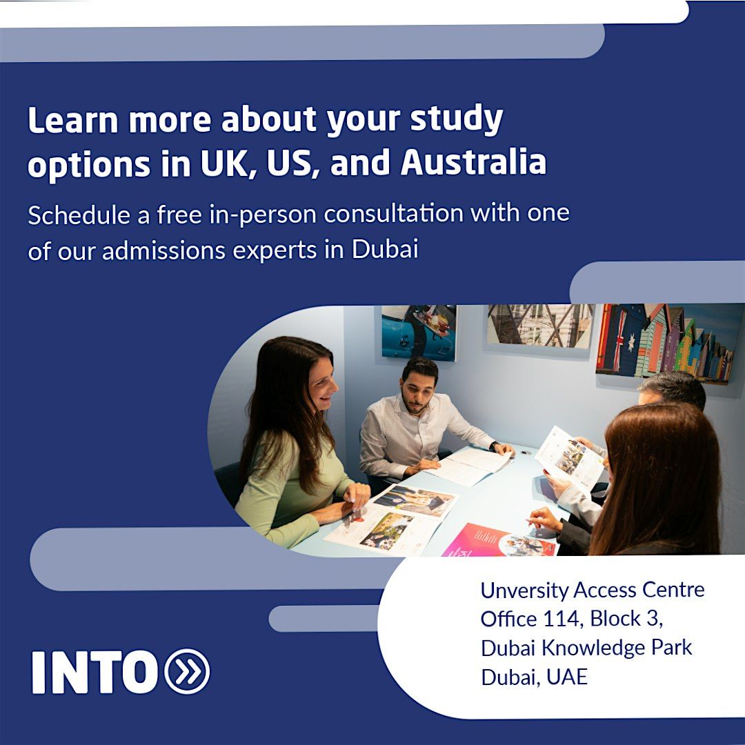 OPEN DAY: Learn more about your study options in UK, US and Australia