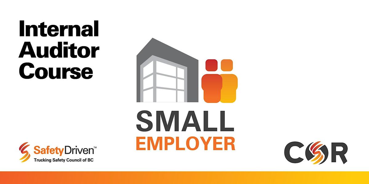 Small Employer Internal Auditor Course - October 2024 In person OR Online