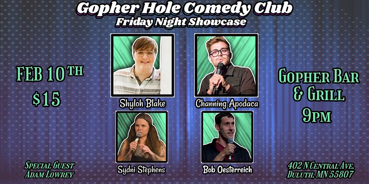 Gopher Hole Comedy Show Feb 10th