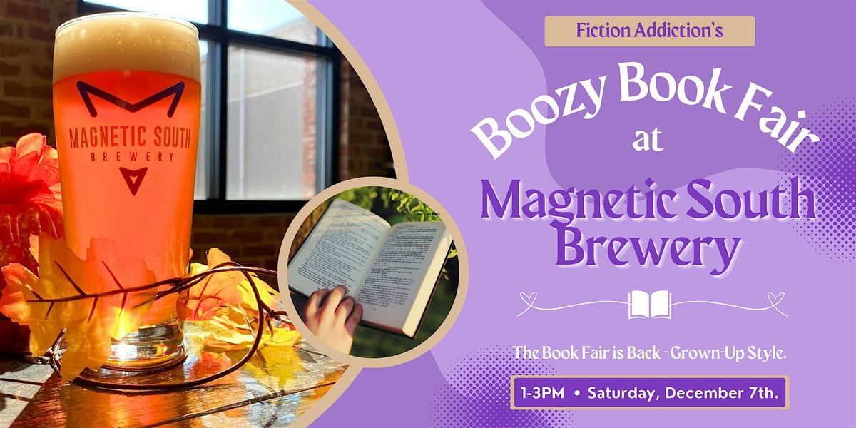 Boozy Book Fair at Magnetic South Brewery