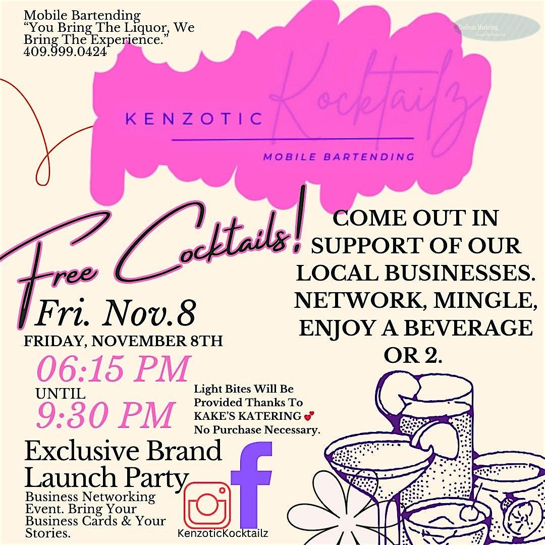 Kenzotic Kocktailz Networking Happy Hour