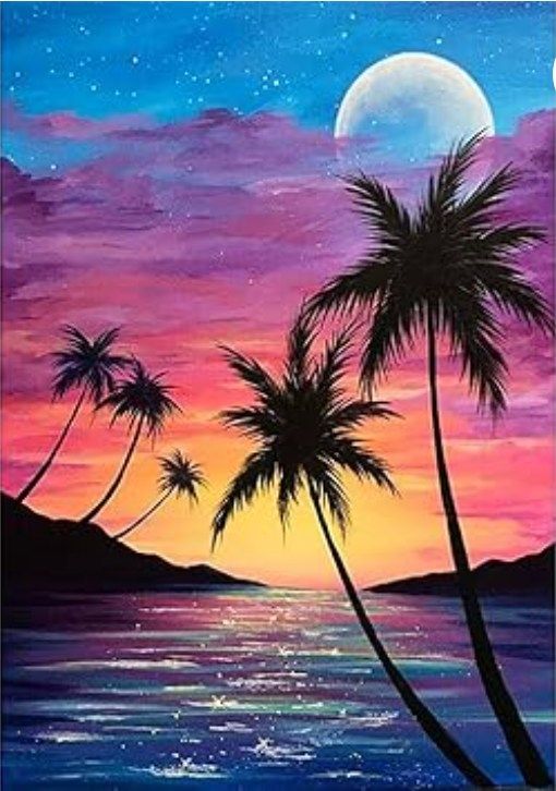 Island Sunset 13& Up Paint Night