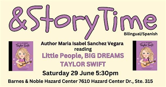 &StoryTime Author Reading: Little People, BIG DREAMS Taylor Swift (Eng\/Sp)