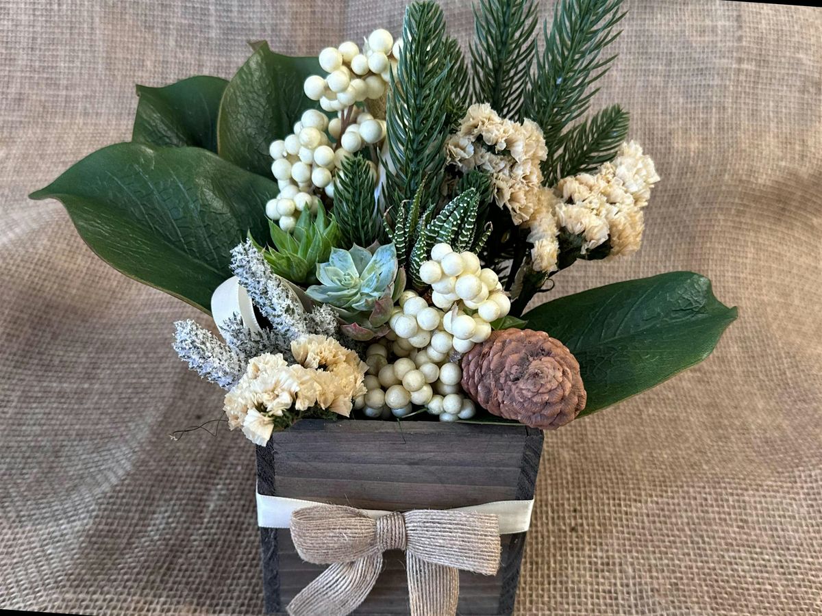 Seasonal Succulent Centerpiece Workshop