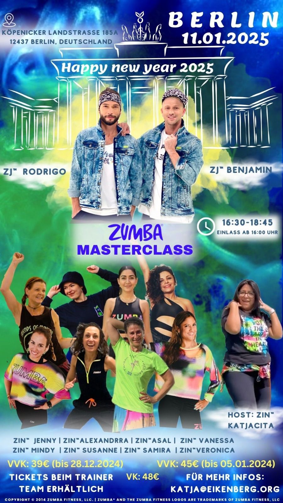 Zumba Masterclass - Happy New Year 2025