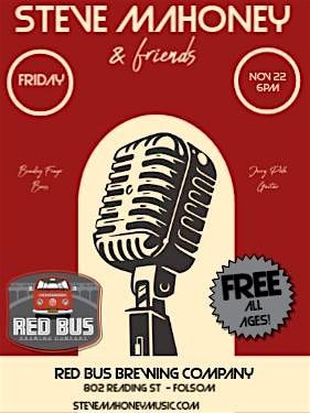 Steve Mahoney & Friends @ Red Bus Brewing