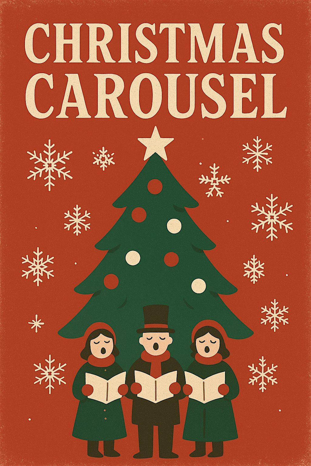 Copy of Copy of Christmas Carousel - Festive Block Printing