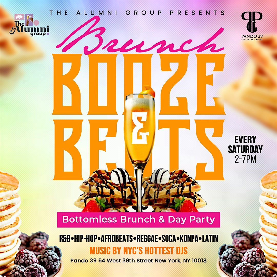 Brunch, Booze, & Beats - Bottomless Brunch & Day Party, Pando 39, New ...