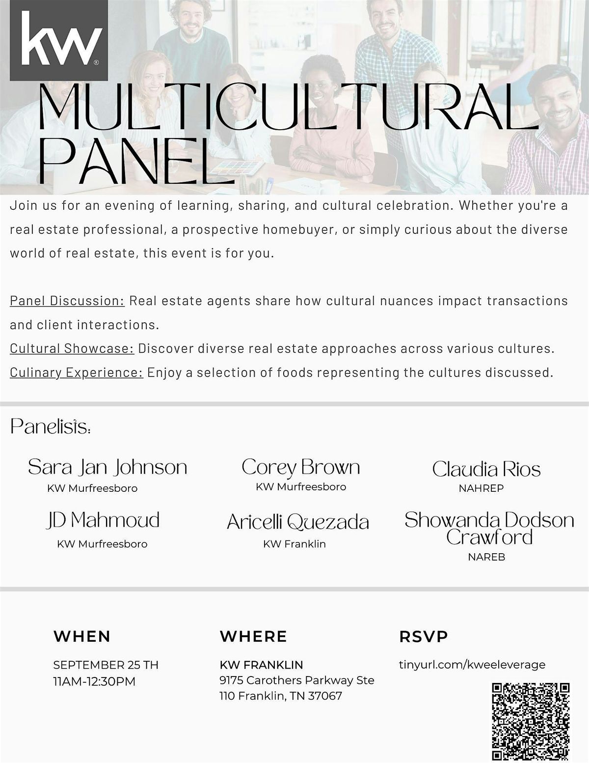 Real Estate Multicultural Panel