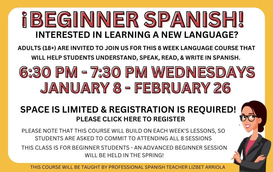 LEARN SPANISH : A BEGINNER CLASS FOR ADULTS