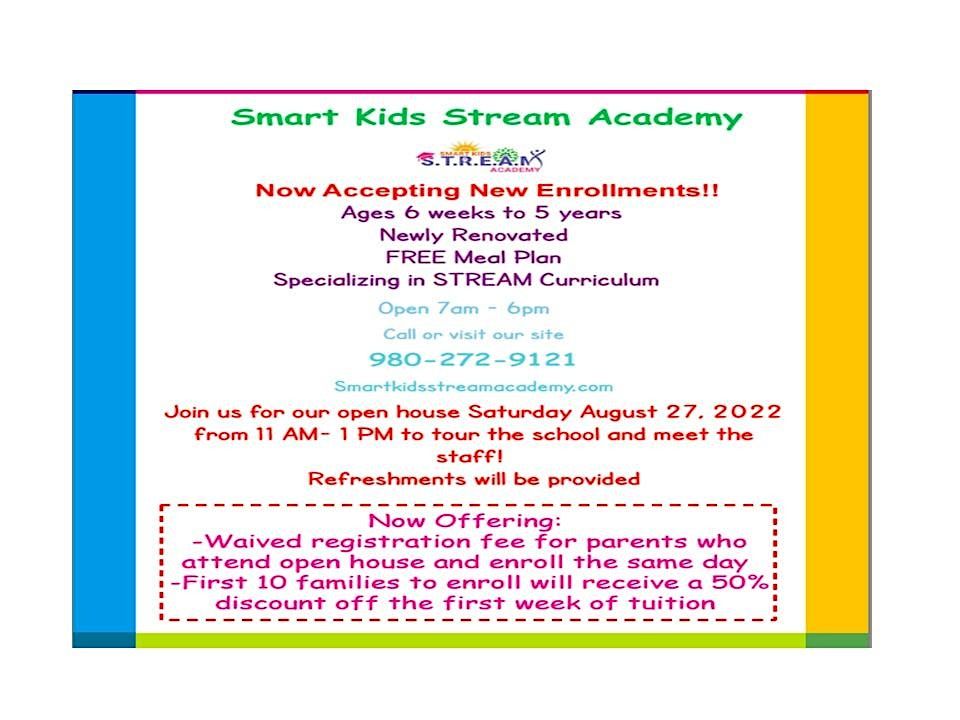 Smart Kids Stream Academy Open House