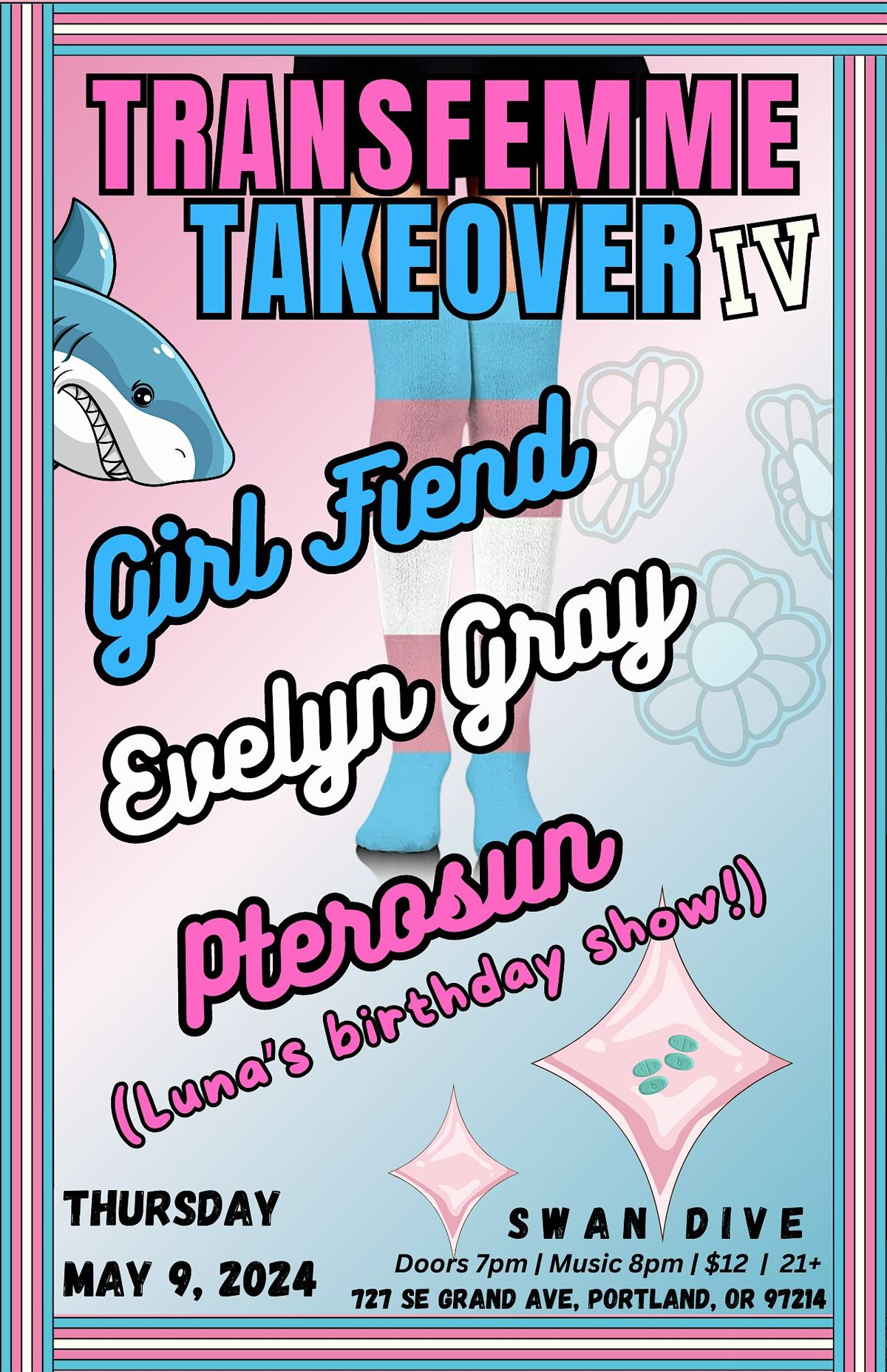 Transfemme Takeover: Girl Fiend\/Evelyn Gray\/Pterosun