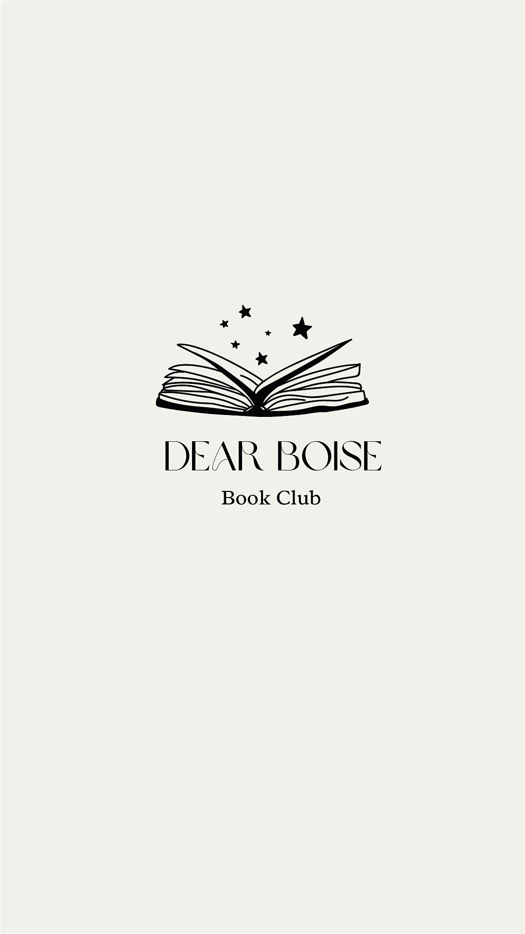 SEPTEMBER - Dear Boise Book Club